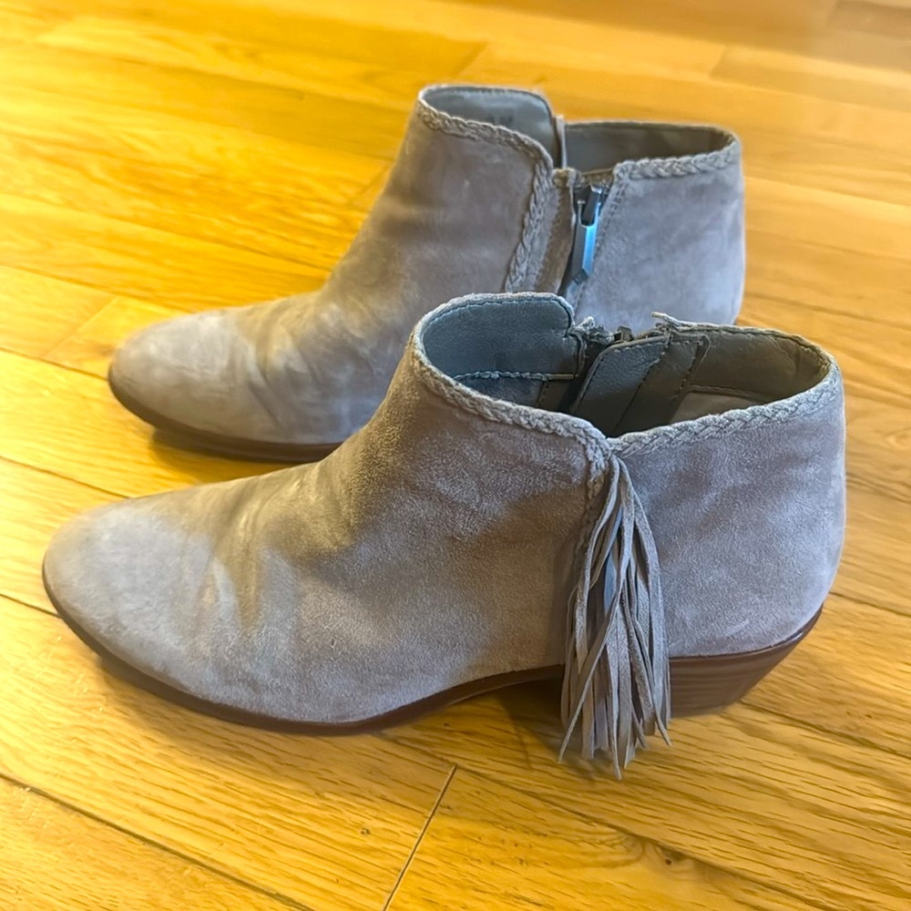 Sam Edelman Fringe Ankle Boots